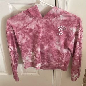 Pink Tye Dye Justice Hoodie
